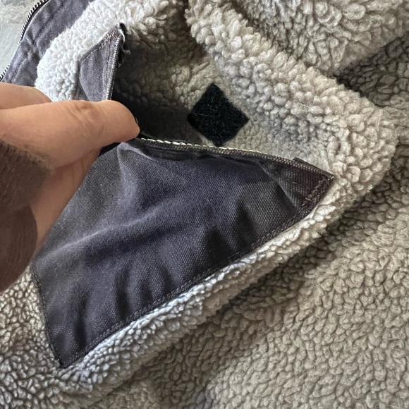 Vintage Carhartt Zip Up Vest Brown Canvas Sherpa Work V26
Size L - Picture 7 of 8